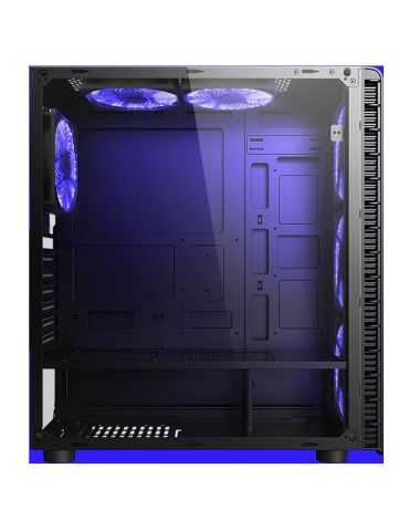 Carcasa njoy vanguard blue fara sursa middle tower atx 2xusb3.0 Njoy - 1