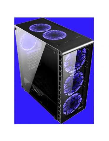 Carcasa njoy vanguard blue fara sursa middle tower atx 2xusb3.0 Njoy - 1