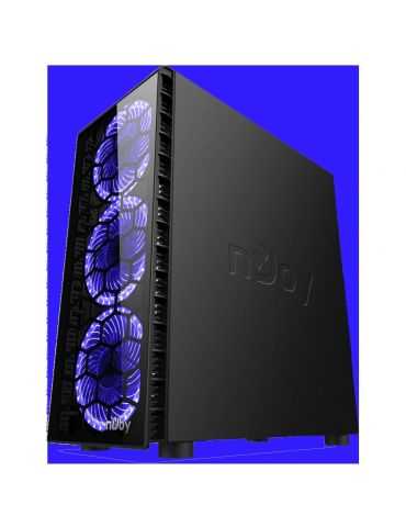 Carcasa njoy vanguard blue fara sursa middle tower atx 2xusb3.0 Njoy - 1