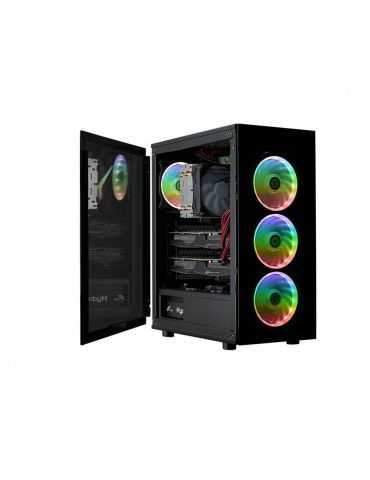 Carcasa fsp cmt340 b mid tower atx color: black materials: Fortron - 1