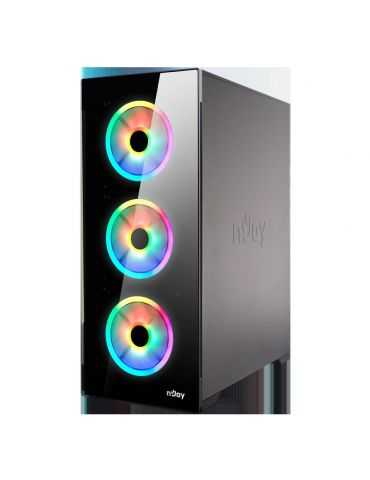 Carcasa njoy arlow fara sursa middle tower atx 3 x Njoy - 1