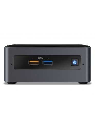 Intel NUC 7 Essential DDR4-SDRAM J4005 UCFF Intel Celeron J 4 Giga Bites 64 Giga Bites eMMC Windows 10 Mini PC Negru Intel - 1