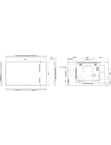 Monitor signage 65 philips 65bdl4050d led wide 1920x1080 android 16:9 Philips - 1 - Tik.ro