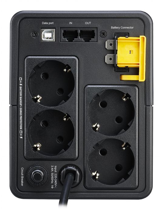 APC BX750MI-GR surse neîntreruptibile de curent (UPS) Line-Interactive 0,75 kVA 410 W 4 ieșire(i) AC Apc - 3