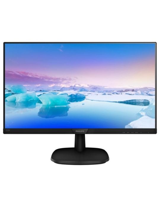 Monitor 21.5" PHILIPS 223V7QHAB, FHD 1920*1080, IPS, 16:9, 75 Hz, WLED, 4 ms, 250 cd/m2, 1000:1 Philips - 1