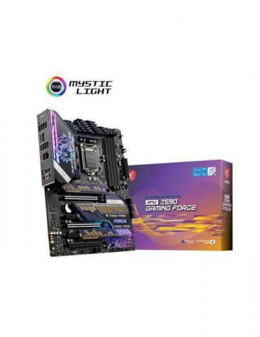 Placa de baza msi z590 gaming force skt lga 1200 atx intel z590 4 x ddr4 max. 128 gb 6 x sata 3 x m.2 7.1 z590 gaming force Msi 