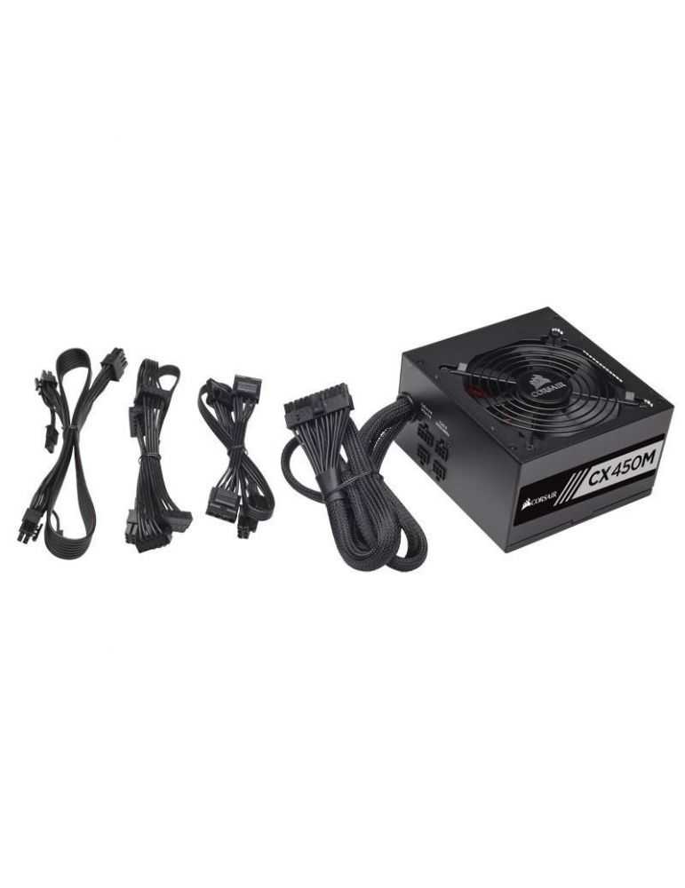 Sursa corsair cx-m series cx450m 450w semi-modulara 80 plus bronze