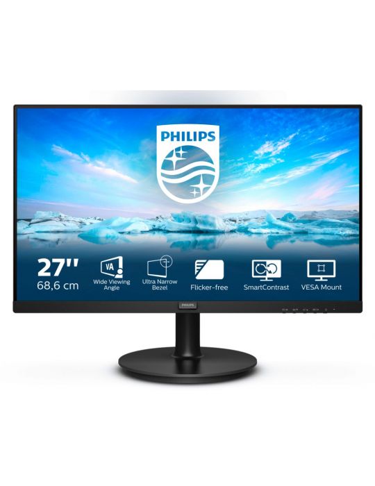 Philips V Line 271V8L/00 LED display 68,6 cm (27") 1920 x 1080 Pixel Full HD Negru Philips - 1