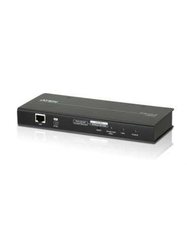 ATEN CN8000A-AT-G switch-uri pentru tastatură, mouse și monitor (KVM) Raft pentru montat echipamente Negru Aten - 1 - Tik.ro
