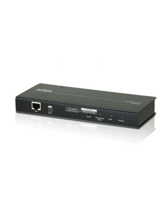 ATEN CN8000A-AT-G switch-uri pentru tastatură, mouse și monitor (KVM) Raft pentru montat echipamente Negru Aten - 1
