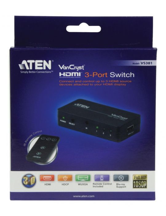 ATEN VS381 distribuitoare video HDMI Aten - 7