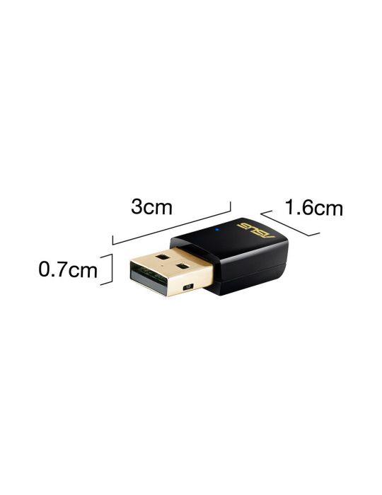 ASUS USB-AC51 card de rețea WLAN 583 Mbit/s Asus - 3