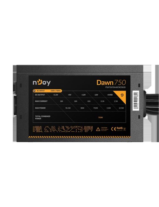 Sursa njoy dawn 750 atx 750w  putere (w) 750  versiune Njoy - 1