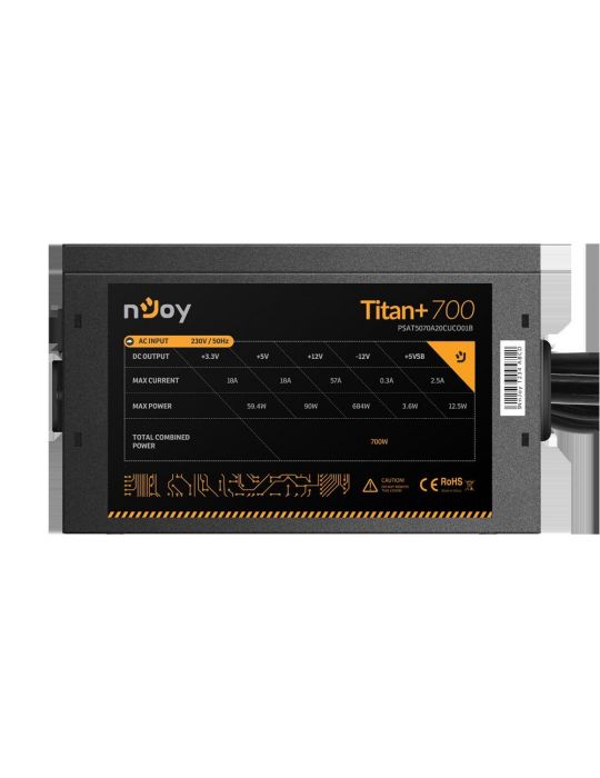 Sursa njoy titan+ 700 atx 700w  putere (w) 700w  versiune Njoy - 1