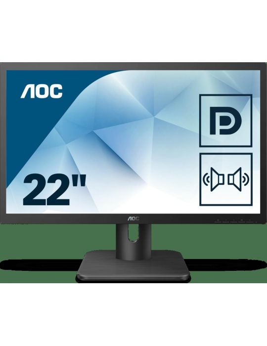 Monitor 21.5" AOC 22E1Q, FHD 1920*1080, 60 Hz, WLED, VA, 16:9, 5 ms, 250 cd/mp, 3000:1/ 20M:1 Aoc - 1