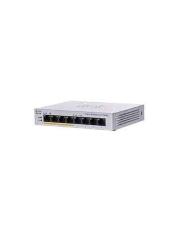Cisco CBS110-8PP-D Fara management L2 Gigabit Ethernet (10/100/1000) Power over Ethernet (PoE) Suport Gri Cisco - 1