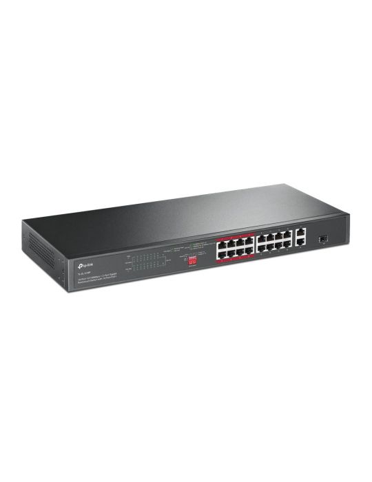 TP-LINK TL-SL1218P switch-uri Fast Ethernet (10/100) Power over Ethernet (PoE) Suport Negru Tp-link - 2