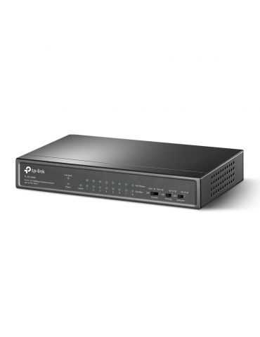 TP-LINK TL-SF1009P switch-uri Fara management Fast Ethernet (10/100) Power over Ethernet (PoE) Suport Negru Tp-link - 2