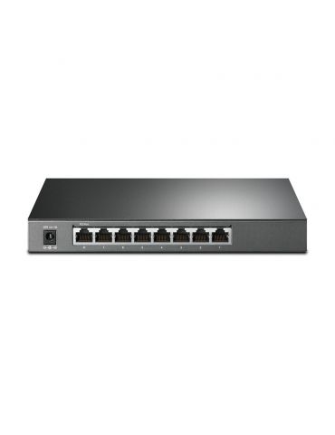 TP-LINK T1500G-8T (TL-SG2008) Gestionate L2/L3/L4 Gigabit Ethernet (10/100/1000) Power over Ethernet (PoE) Suport Negru Tp-link 