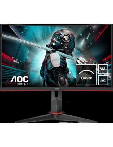 Monitor 27 aoc cq27g2u/bk qhd 2560*1440 144 hz 1 ms Aoc - 1