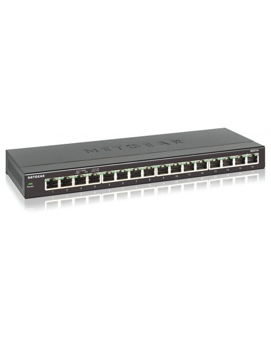 Netgear GS316 Fara management Gigabit Ethernet (10/100/1000) Negru Netgear - 12