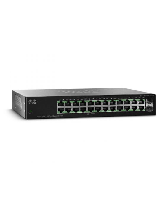 Cisco SG112-24 Fara management L2 Gigabit Ethernet (10/100/1000) 1U Negru Cisco - 1