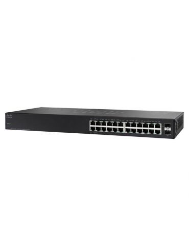 Cisco Small Business SG110-24 Fara management L2 Gigabit Ethernet (10/100/1000) 1U Negru Cisco - 1