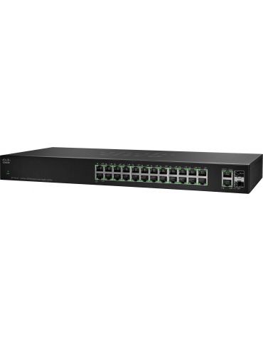 Cisco SF112-24 Fara management L2 Fast Ethernet (10/100) 1U Negru Cisco - 1 - Tik.ro