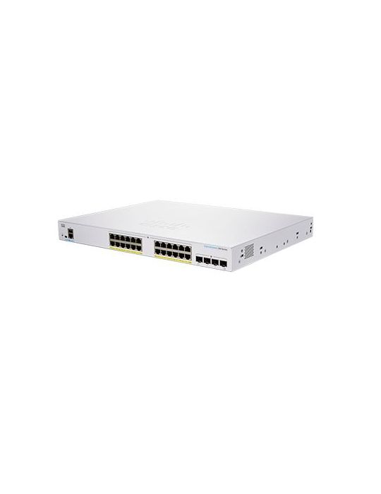 Cisco CBS350-24FP-4X-EU switch-uri Gestionate L2/L3 Gigabit Ethernet (10/100/1000) Argint Cisco - 1