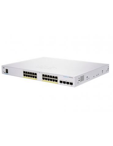 Cisco CBS350-24P-4G-EU switch-uri Gestionate L2/L3 Gigabit Ethernet (10/100/1000) Argint Cisco - 1 - Tik.ro