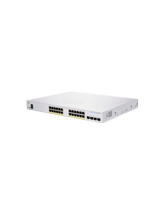 Cisco CBS350-24P-4G-EU switch-uri Gestionate L2/L3 Gigabit Ethernet (10/100/1000) Argint Cisco - 1