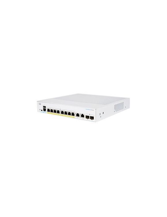 Cisco CBS350-8FP-2G-EU switch-uri Gestionate L2/L3 Gigabit Ethernet (10/100/1000) Argint Cisco - 1