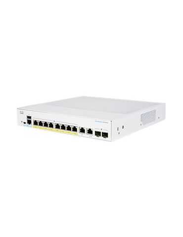 Cisco CBS350-8P-E-2G-EU switch-uri Gestionate L2/L3 Gigabit Ethernet (10/100/1000) Argint Cisco - 1