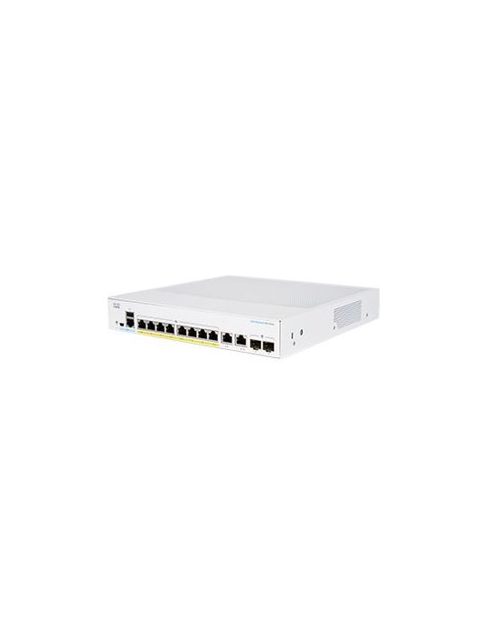 Cisco CBS350-8P-E-2G-EU switch-uri Gestionate L2/L3 Gigabit Ethernet (10/100/1000) Argint Cisco - 1