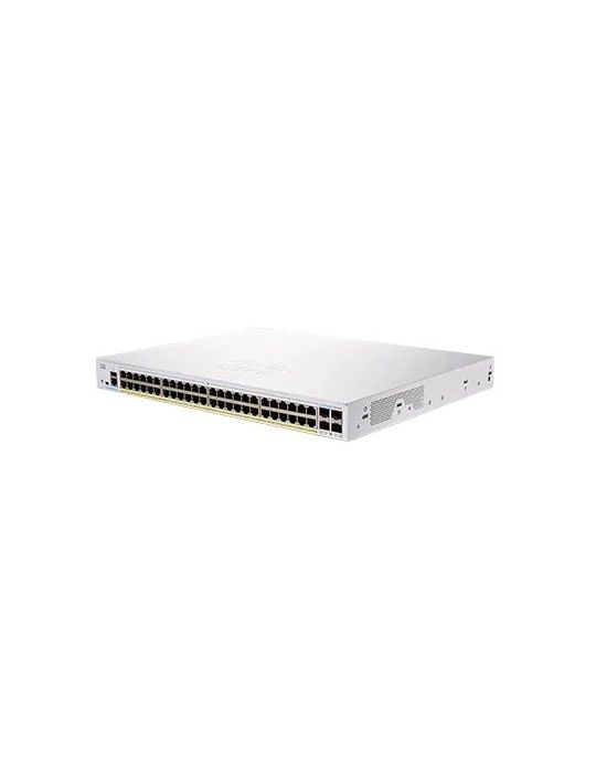Cisco CBS250-48P-4G-EU switch-uri Gestionate L2/L3 Gigabit Ethernet (10/100/1000) Argint Cisco - 1