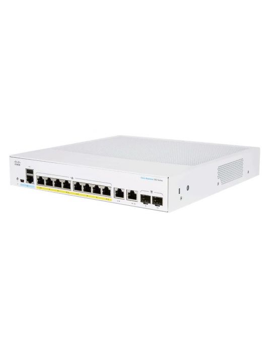 Cisco CBS250-8PP-E-2G-EU switch-uri Gestionate L2/L3 Gigabit Ethernet (10/100/1000) Argint Cisco - 1