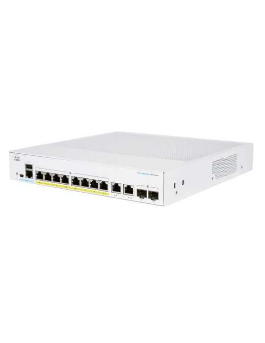 Cisco CBS250-8FP-E-2G-EU switch-uri Gestionate L2/L3 Gigabit Ethernet (10/100/1000) Argint Cisco - 1