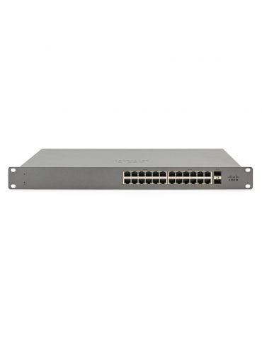Cisco Meraki GS110 Gestionate Gigabit Ethernet (10/100/1000) Power over Ethernet (PoE) Suport 1U Gri Cisco - 1