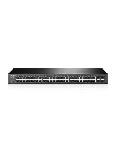 TP-LINK T1600G-52TS (TL-SG2452) Gestionate L2+ Gigabit Ethernet (10/100/1000) 1U Negru Tp-link - 1 - Tik.ro