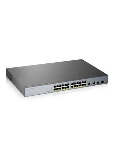 Zyxel GS1350-26HP-EU0101F switch-uri Gestionate L2 Gigabit Ethernet (10/100/1000) Power over Ethernet (PoE) Suport Gri Zyxel - 1 - Tik.ro