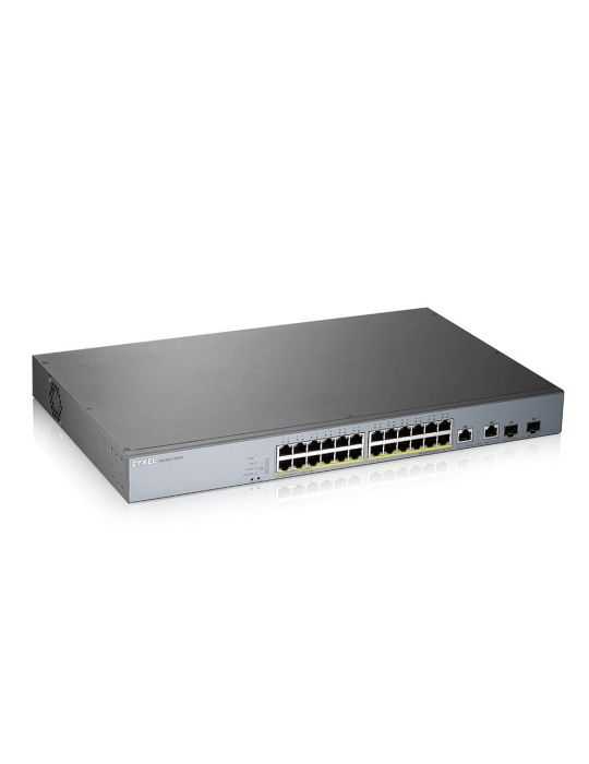 Zyxel GS1350-26HP-EU0101F switch-uri Gestionate L2 Gigabit Ethernet (10/100/1000) Power over Ethernet (PoE) Suport Gri Zyxel - 1