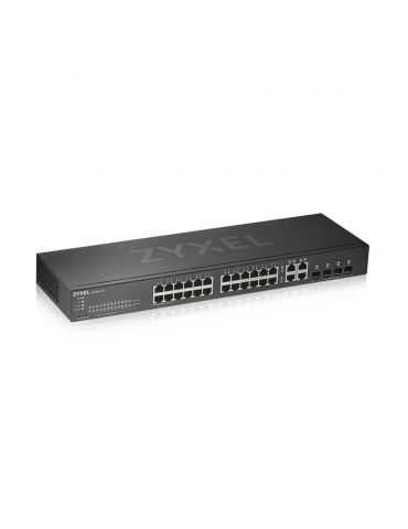 Zyxel GS1920-24V2 Gestionate Gigabit Ethernet (10/100/1000) Negru Zyxel - 1 - Tik.ro