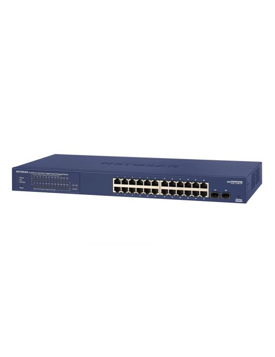Netgear GS724TP Gestionate L2/L3/L4 Gigabit Ethernet (10/100/1000) Power over Ethernet (PoE) Suport 1U Negru, Gri Netgear - 3