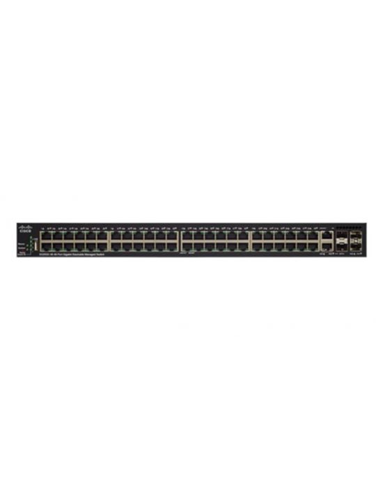 Cisco SG350X-48P Gestionate L3 Gigabit Ethernet (10/100/1000) Power over Ethernet (PoE) Suport 1U Negru Cisco - 1