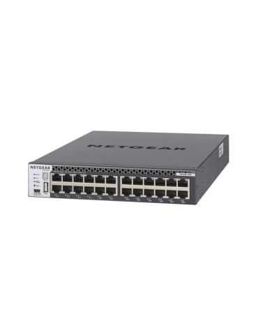 Netgear M4300-24X Gestionate L3 10G Ethernet (100/1000/10000) 1U Negru Netgear - 1 - Tik.ro