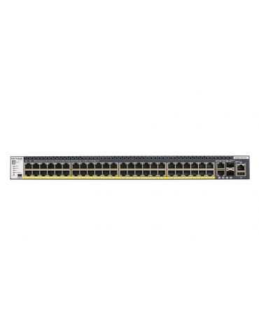 Netgear M4300-52G-PoE+ 550W PSU Gestionate L2/L3/L4 Gigabit Ethernet (10/100/1000) Power over Ethernet (PoE) Suport 1U Negru Net