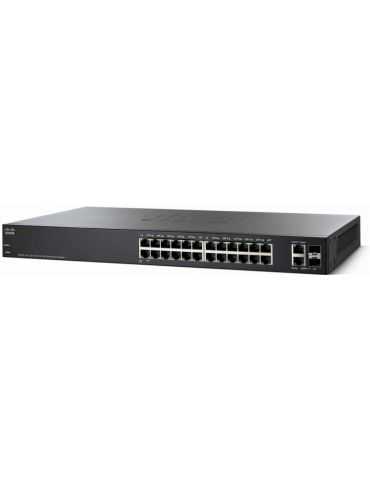 Cisco Small Business SF220-24 Gestionate L2 Fast Ethernet (10/100) Negru Cisco - 1