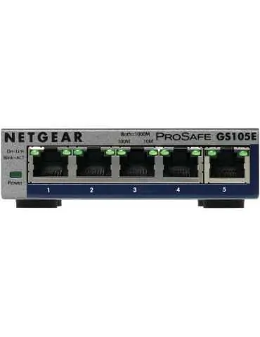 Netgear GS105E-200PES switch-uri Gestionate L2/L3 Gigabit Ethernet (10/100/1000) Gri Netgear - 1 - Tik.ro