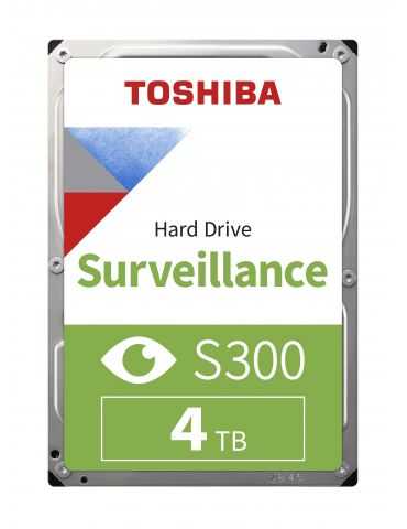Hard disk Toshiba S300 Surveillance  4000GB SATA III  5400RPM  3.5" Toshiba - 1