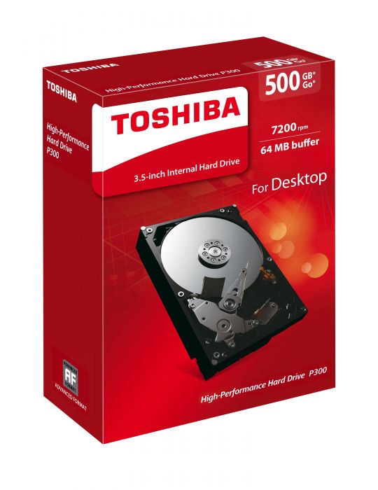 Toshiba P300 500GB 3.5" 500 Giga Bites ATA III Serial Toshiba - 7